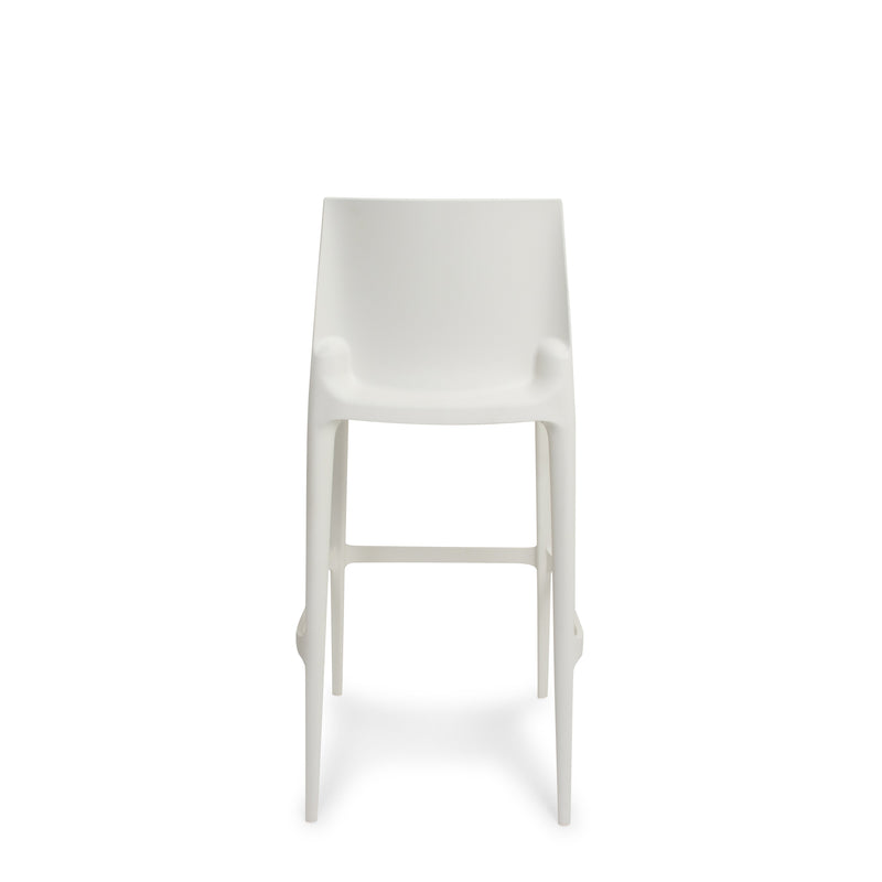 Bellini White Bar Stool
