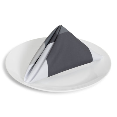Big Plaid Gray Napkin