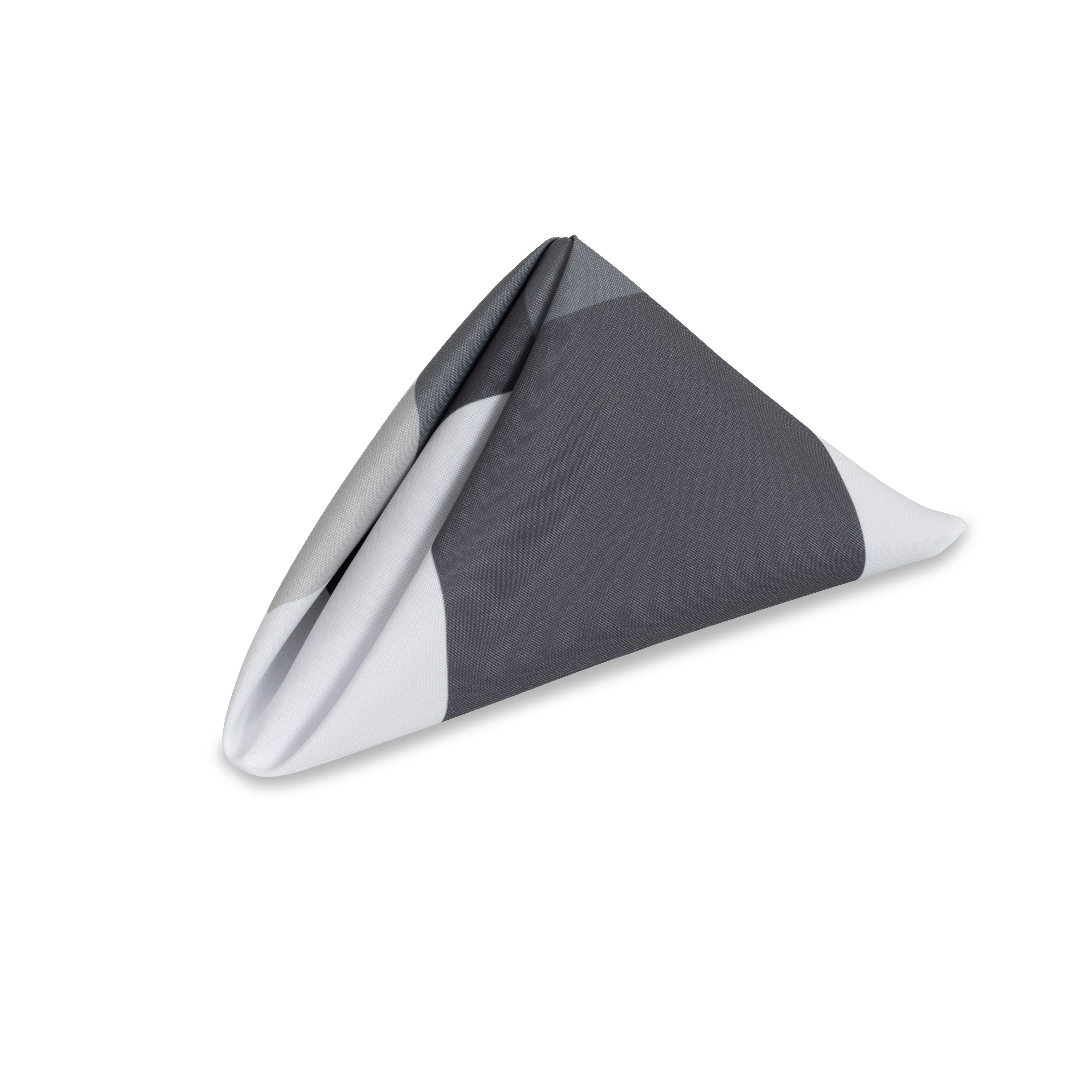 Big Plaid Gray Napkin