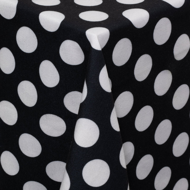 Black and White Large Polka Dot