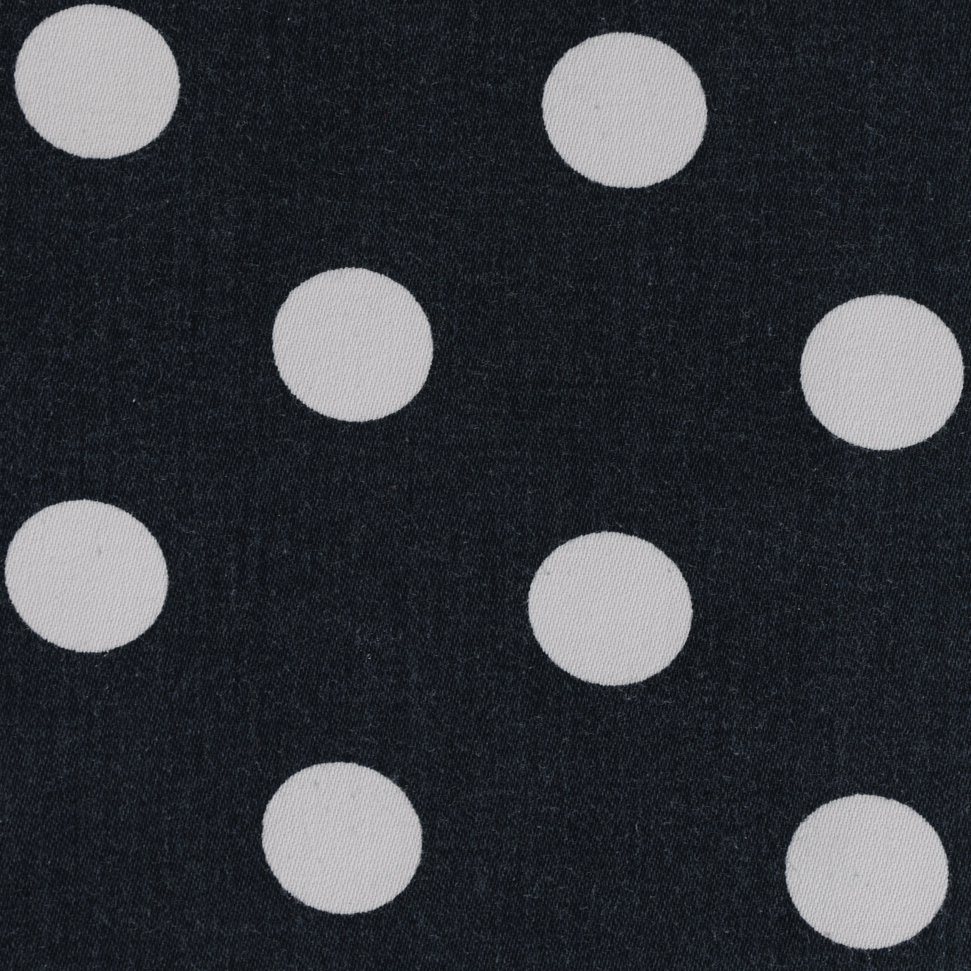 Black and White Large Polka Dot
