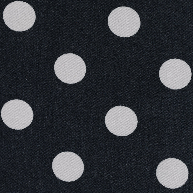 Black and White Large Polka Dot