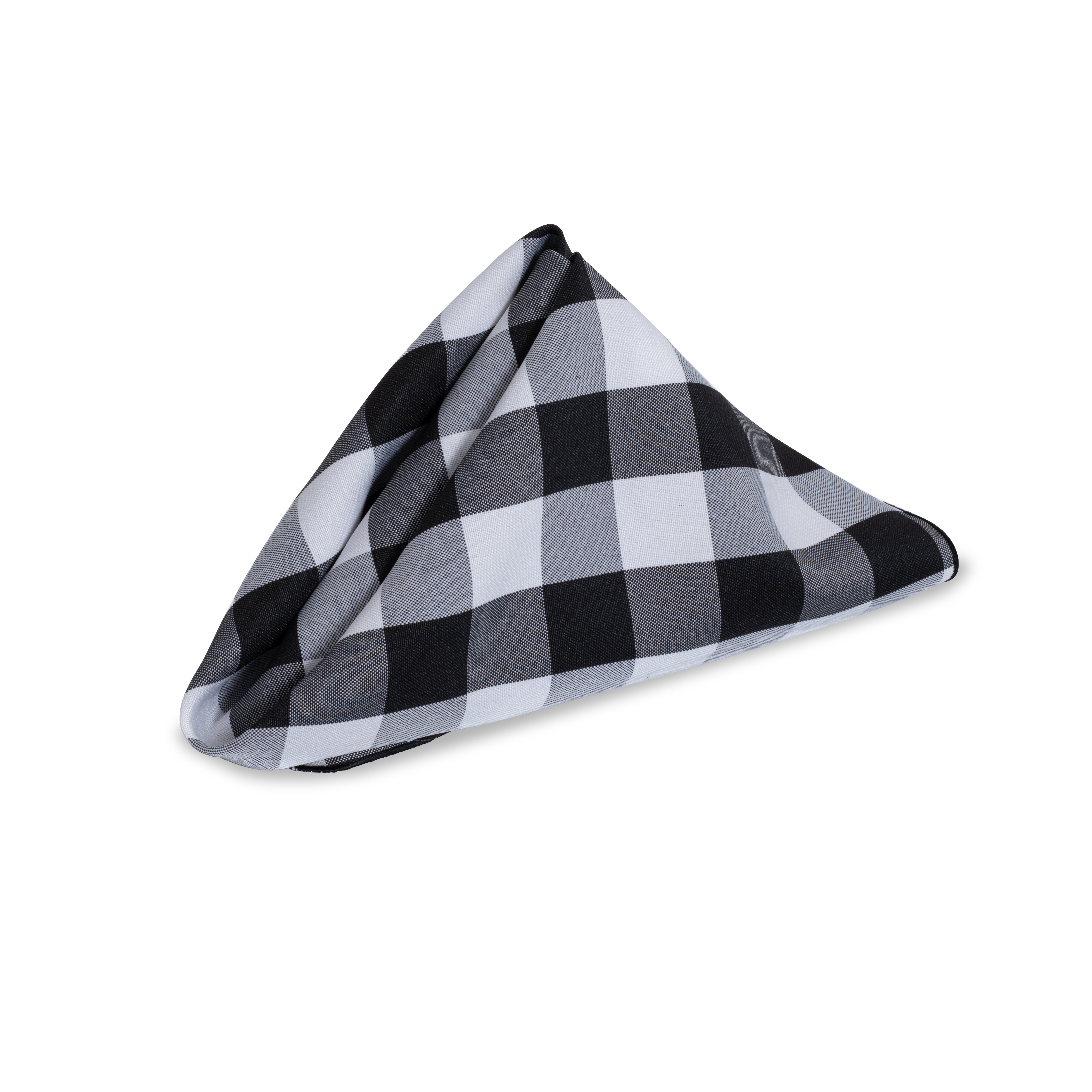 Black Check Napkin