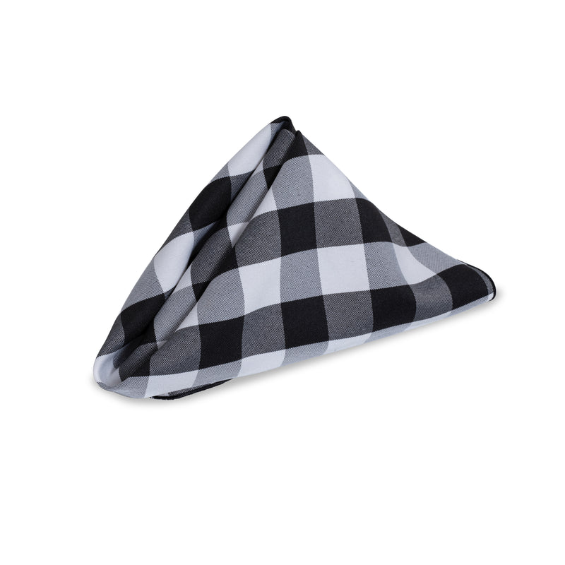 Black Check Napkin