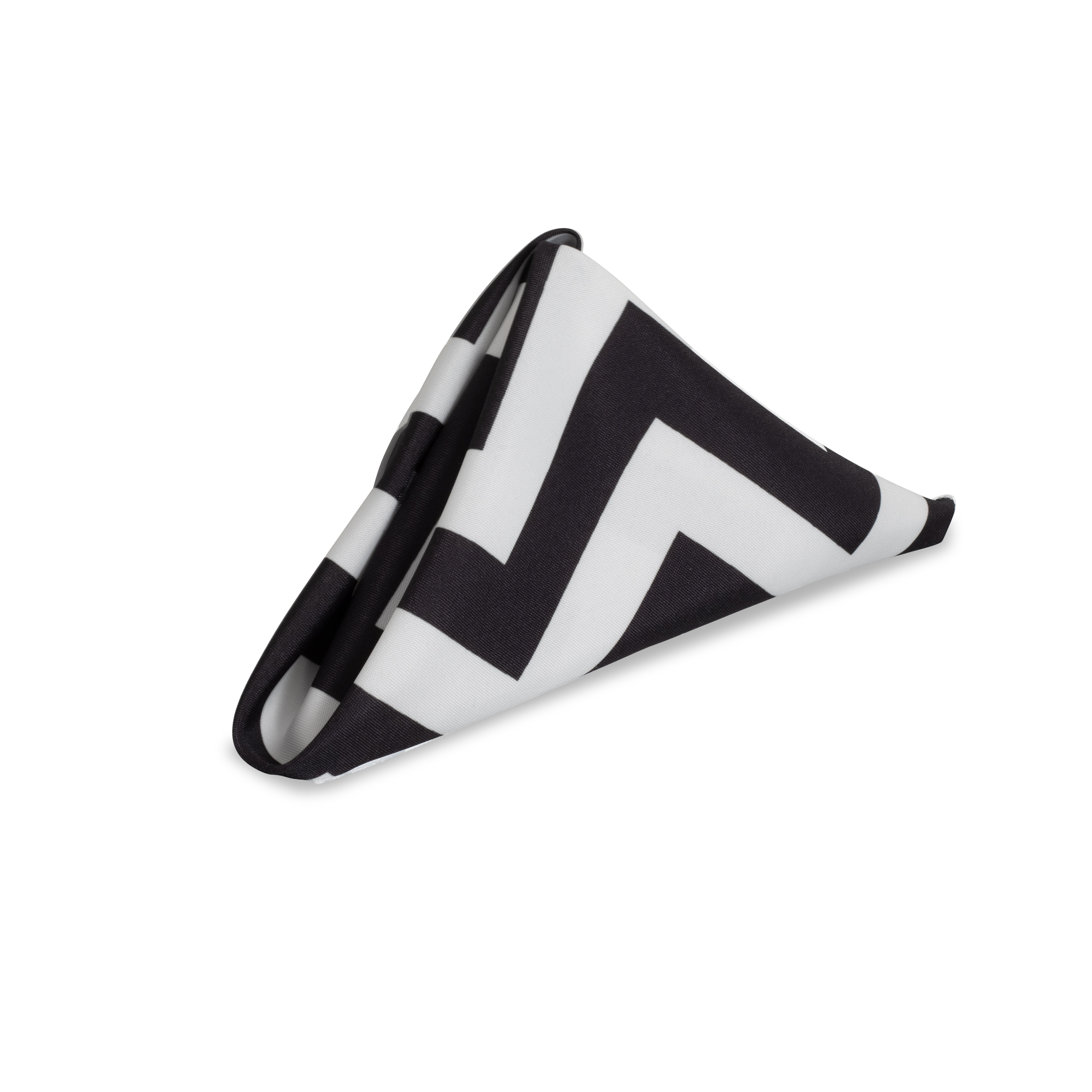 Black Chevron Napkin