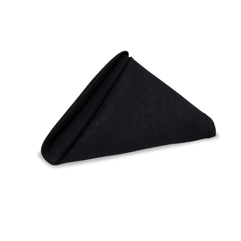 Black Irish Linen Napkin