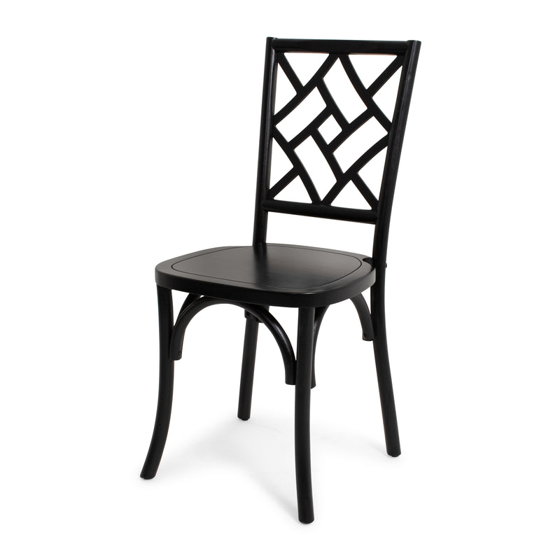 Black Mosaic Chair