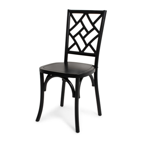 Black Mosaic Chair