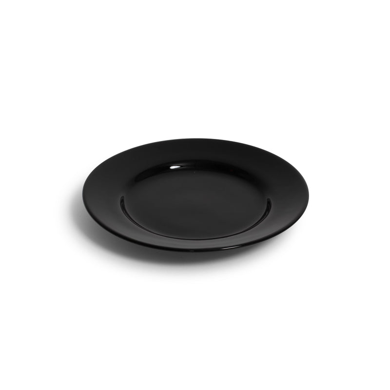 Black Rim Bread & Butter 6"