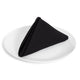Solid Cotton Nouveau Black Napkin