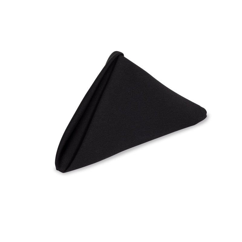 Solid Cotton Nouveau Black Napkin