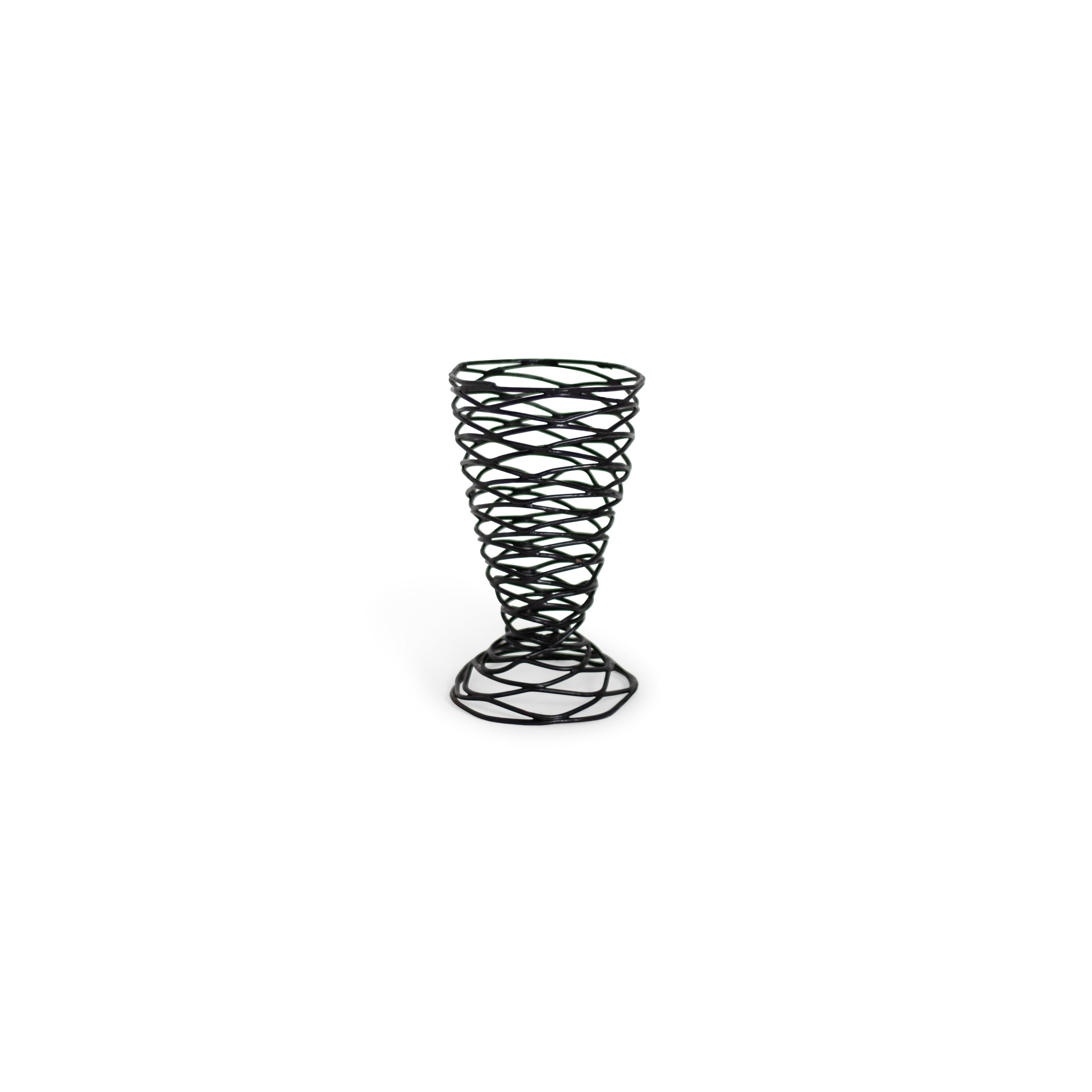 Black Wire Cone Basket