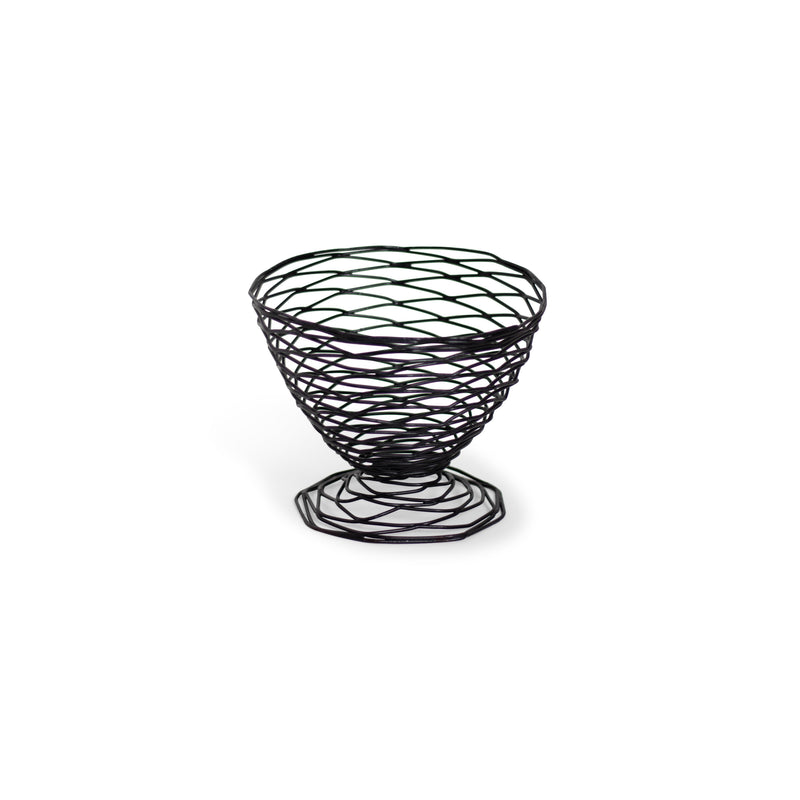 Black Wire Cone Basket