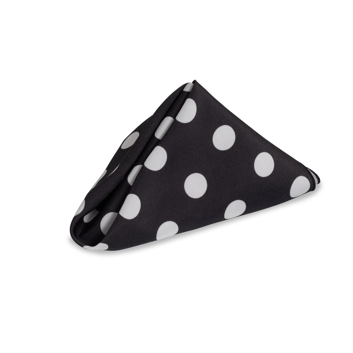 Black with White Polka Dot Napkin