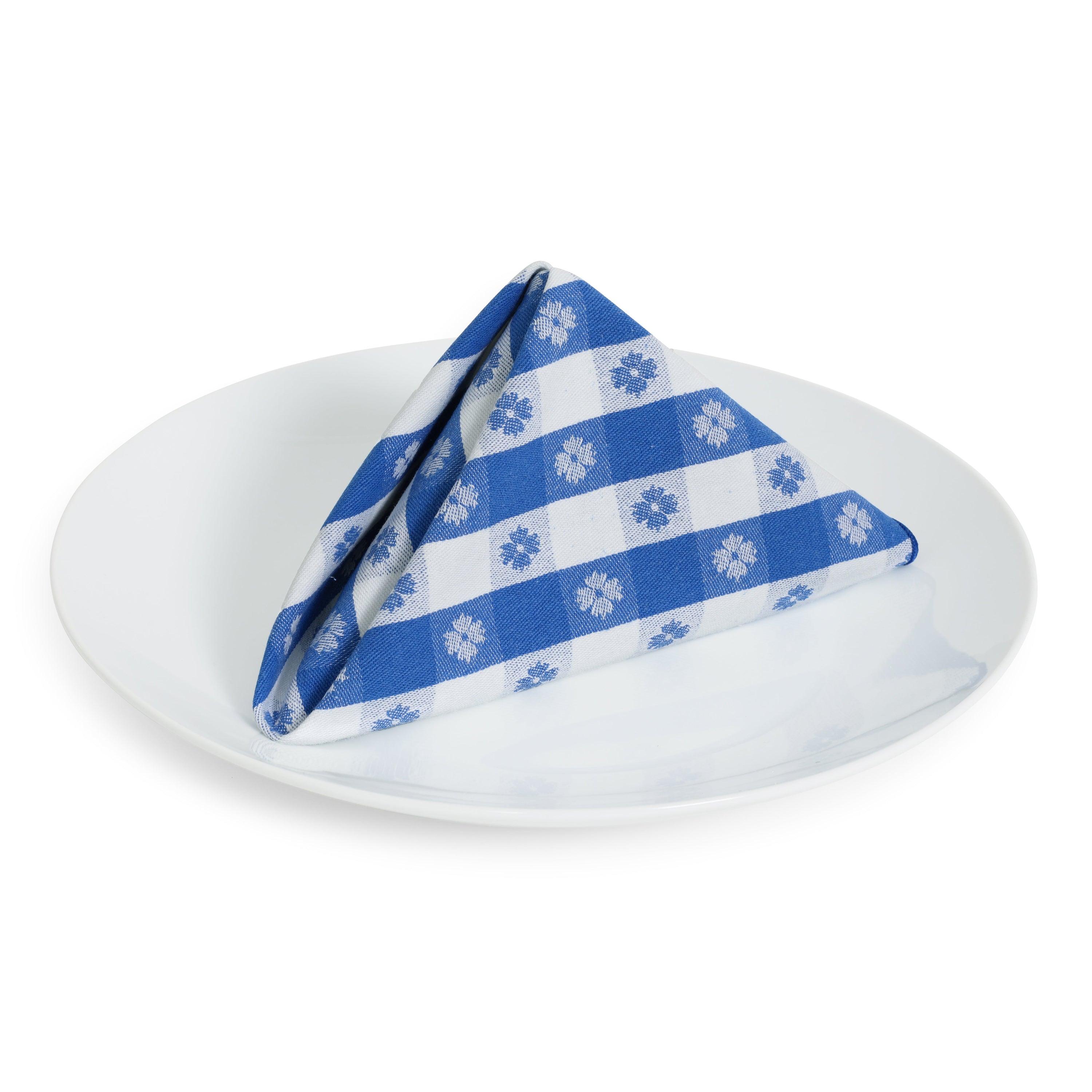 Blue and White Tavern Check Napkin