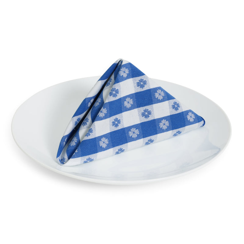 Blue and White Tavern Check Napkin