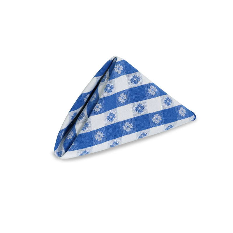 Blue and White Tavern Check Napkin