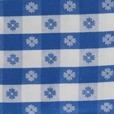Blue and White Tavern Check Napkin