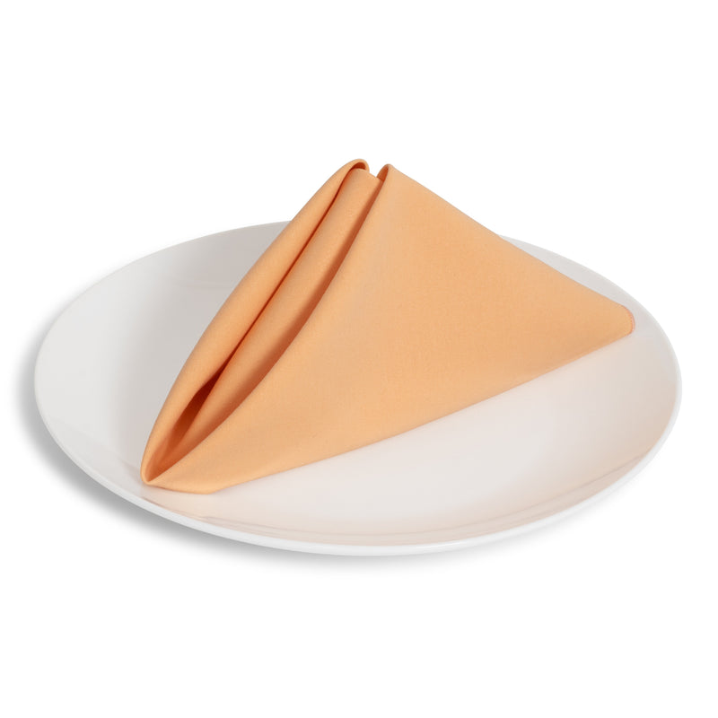 Solid Cotton Nouveau Canteloupe Napkin