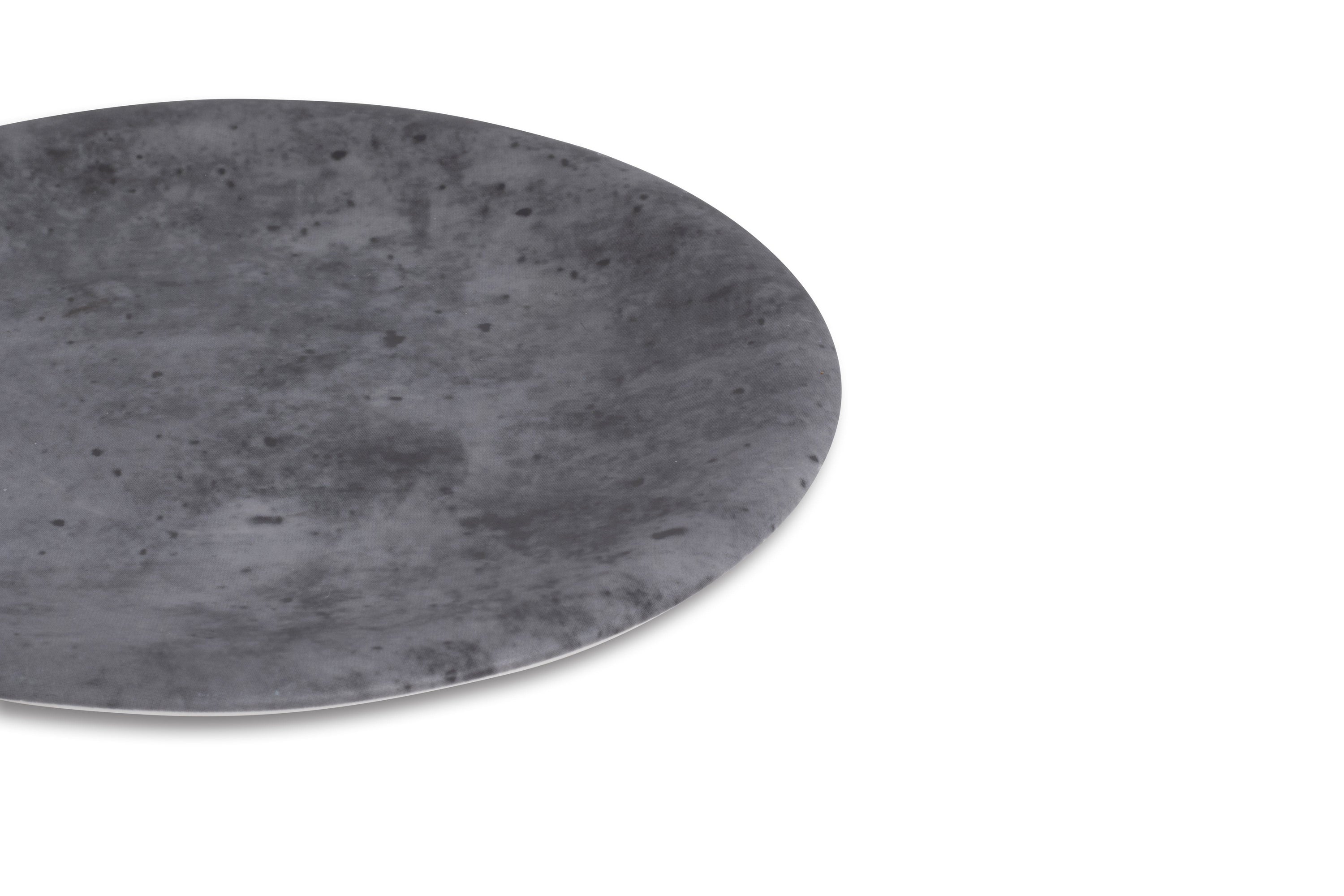 Cement Matte Coupe Dinner 10"