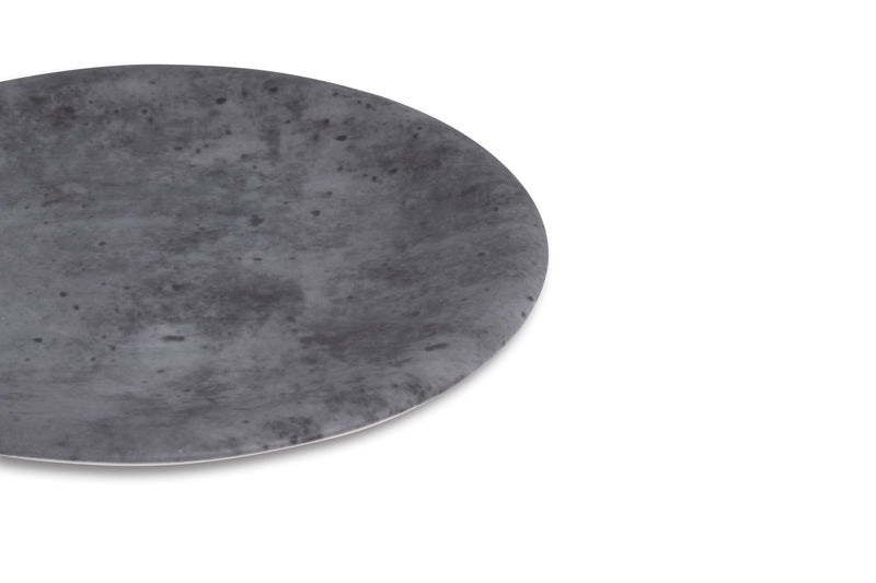 Cement Matte Coupe Dinner 10"