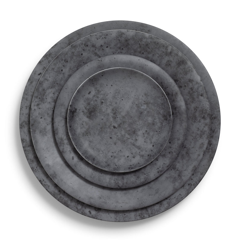 Cement Matte Charger 12"