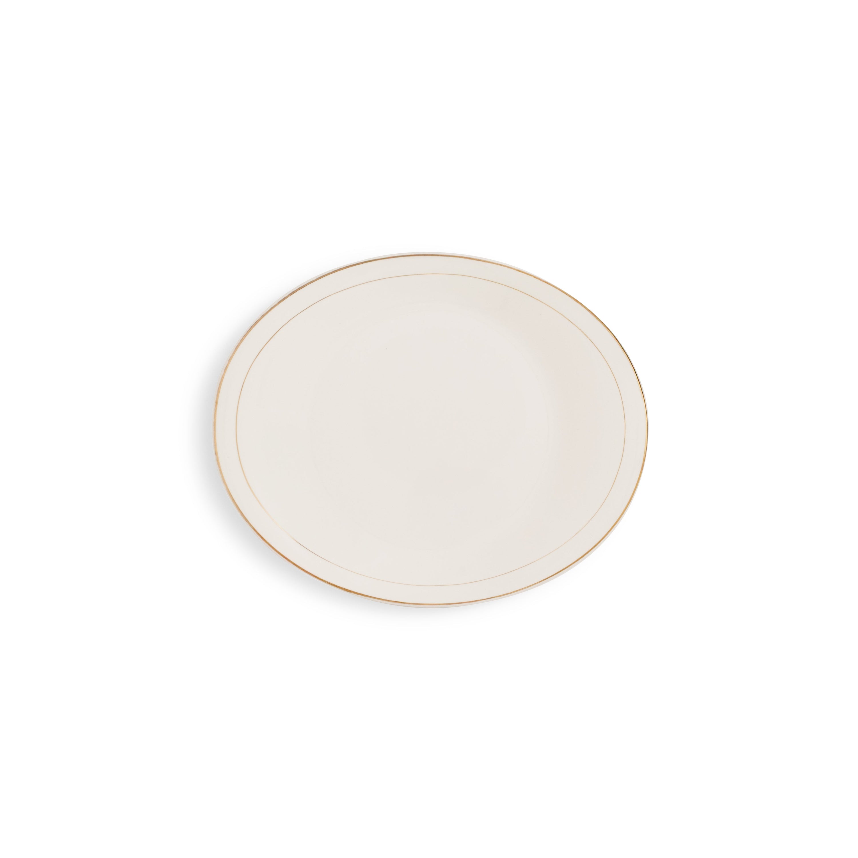 Ceramic Gold Rim Oval Platter