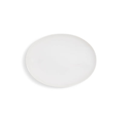 Ceramic White Coupe Oval 14.5"L x 11W"