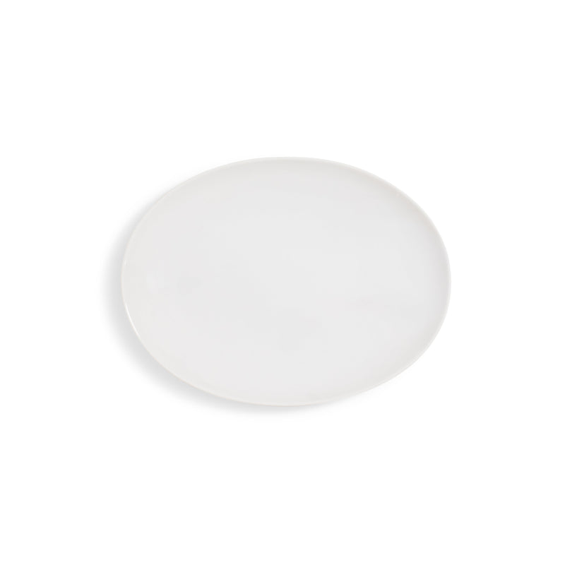 Ceramic White Coupe Oval 14.5"L x 11W"