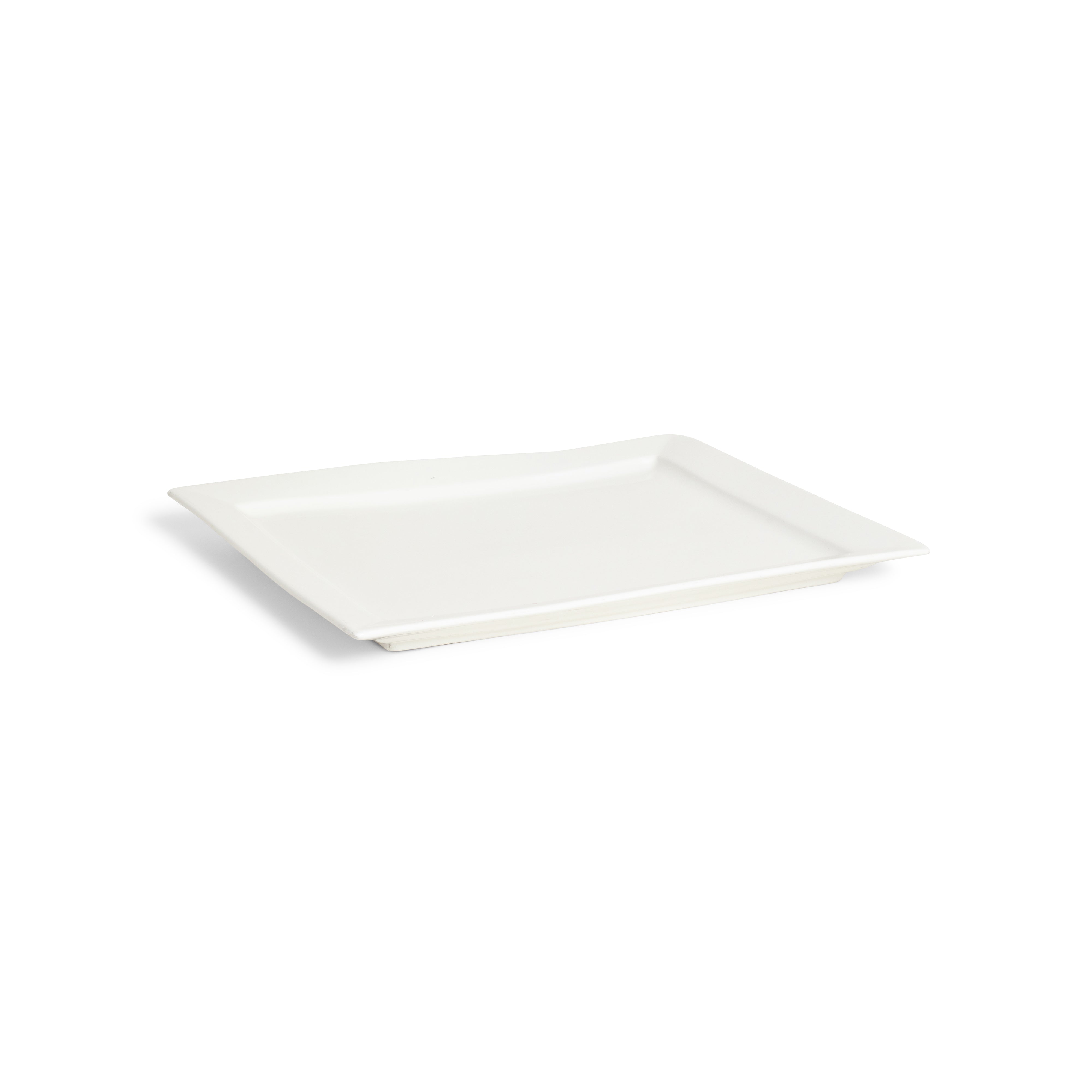 Ceramic White Rectangular Platter