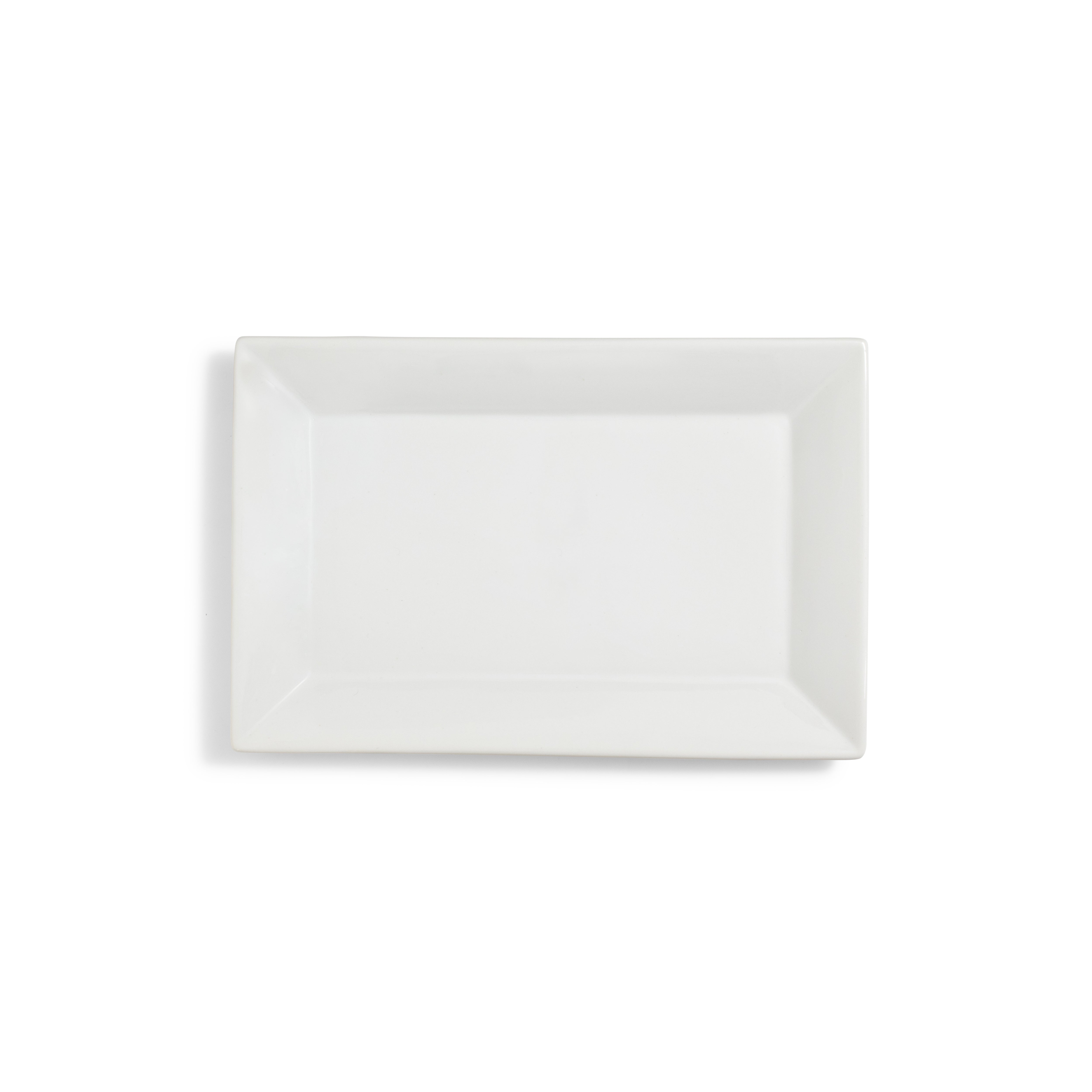 Ceramic White Rectangular Platter