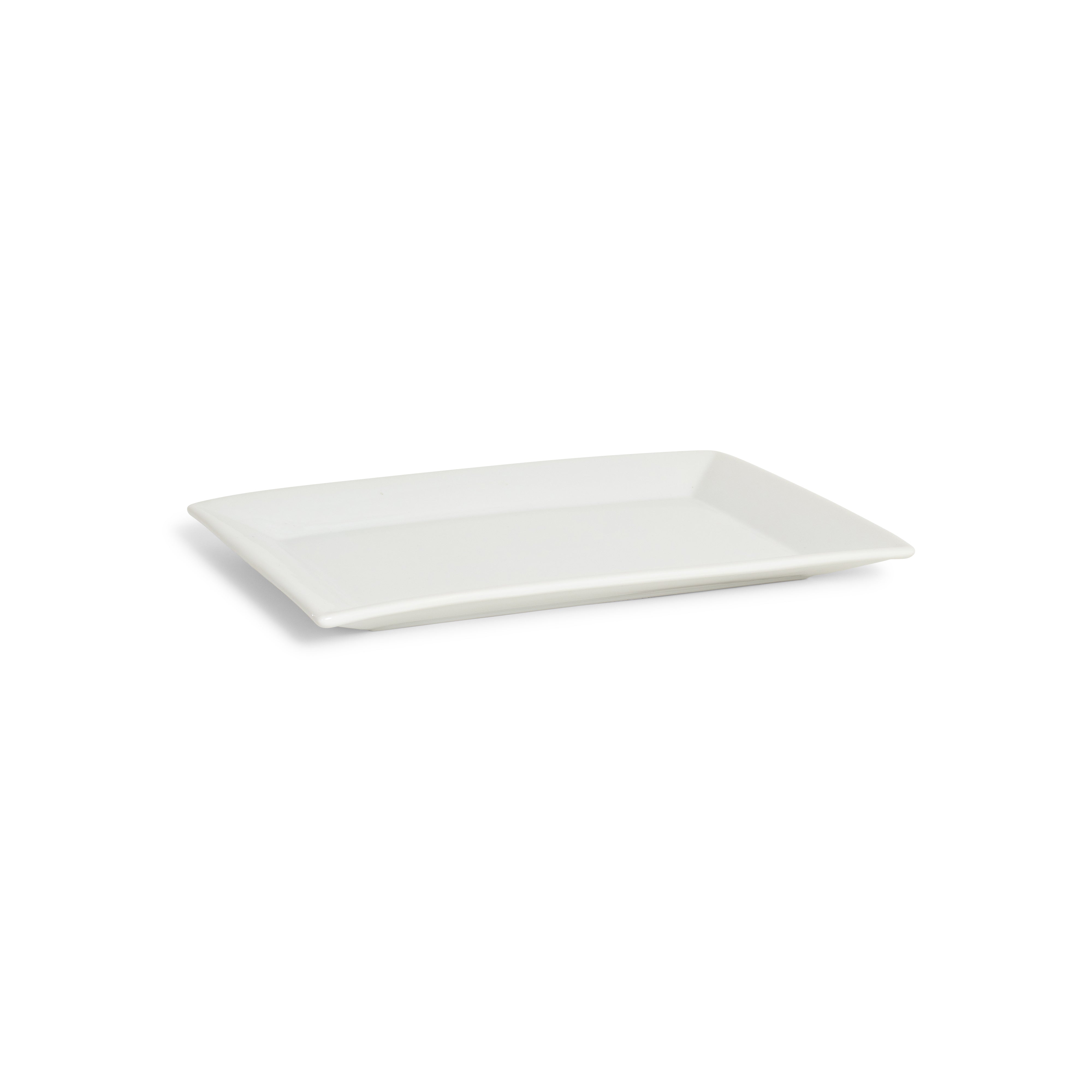 Ceramic White Rectangular Platter