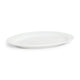 Ceramic White Rim Oval Platter