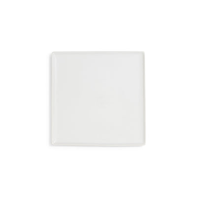 Ceramic White Square Elite Platter 12"