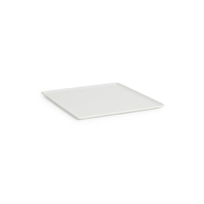 Ceramic White Square Elite Platter 12"