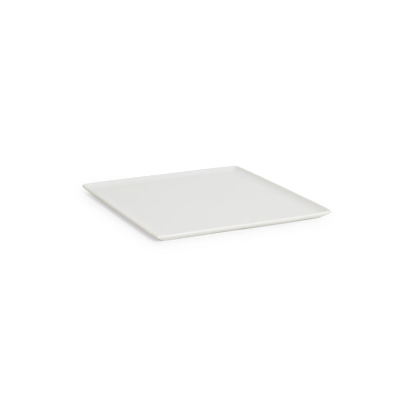 Ceramic White Square Elite Platter 12"