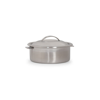 Chafer Pot Brushed Stainless Round