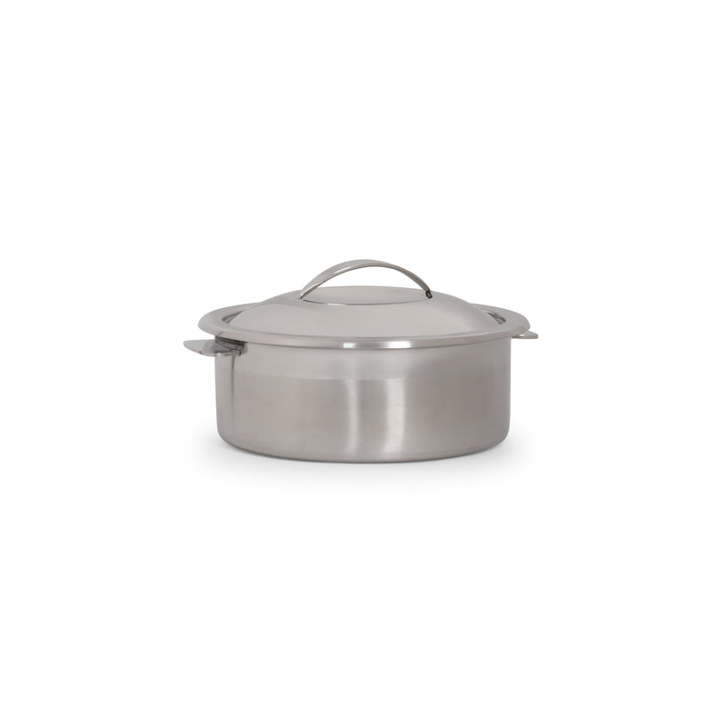 Chafer Pot Brushed Stainless Round