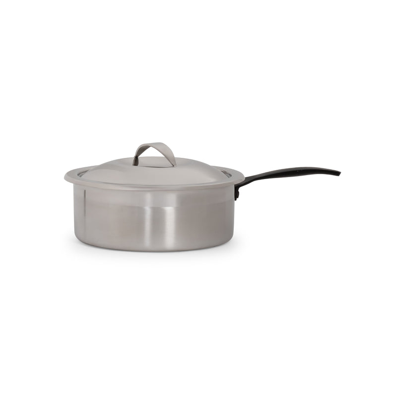 Chafer Pot Brushed Stainless Round w/Handle 4qt
