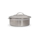 Chafer Pot Brushed Stainless Round