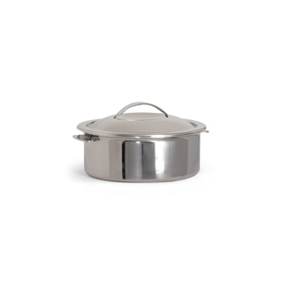 Chafer Pot Polished Stainless Round