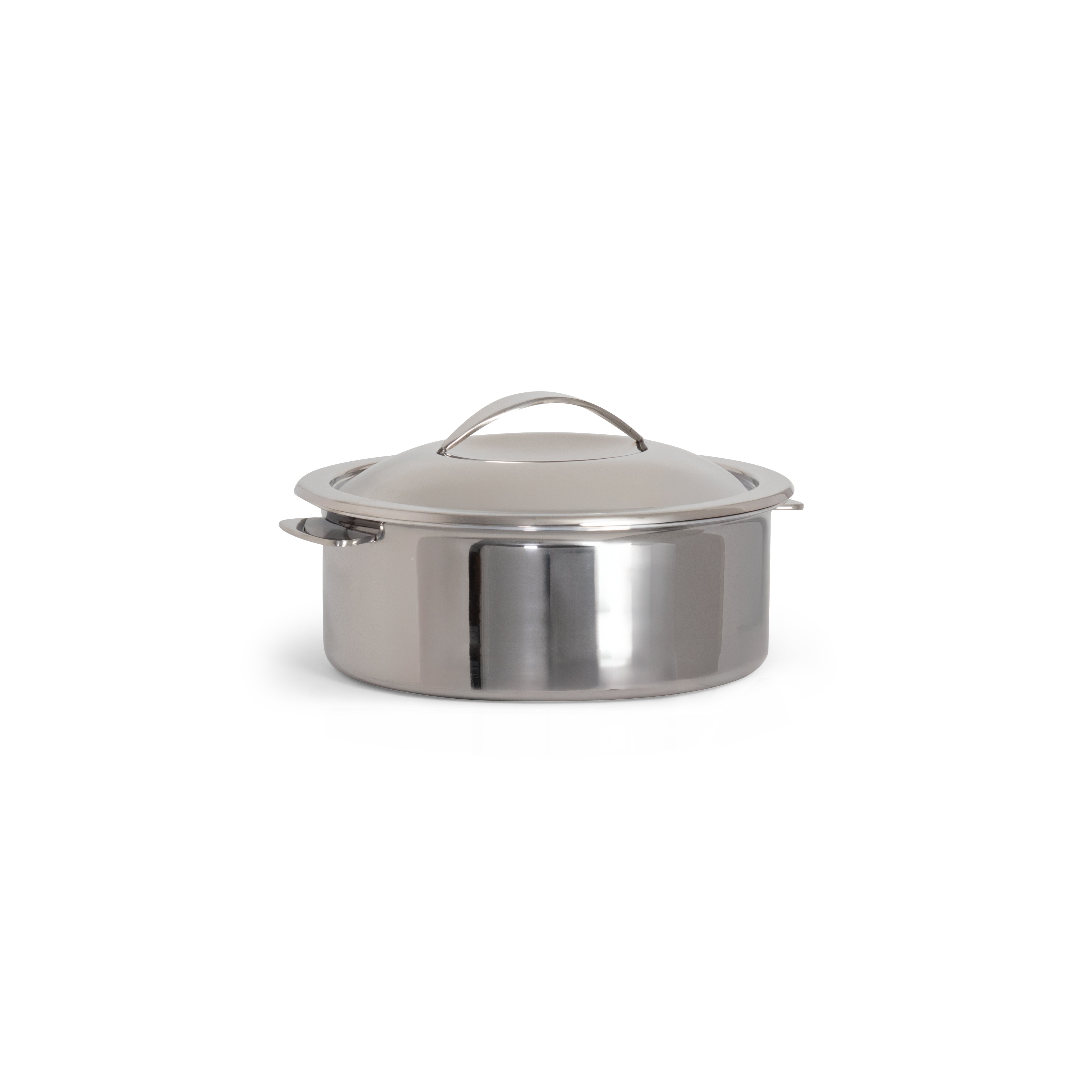 Chafer Pot Polished Stainless Round