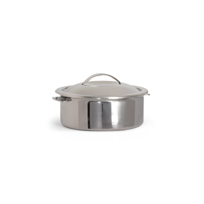 Chafer Pot Polished Stainless Round