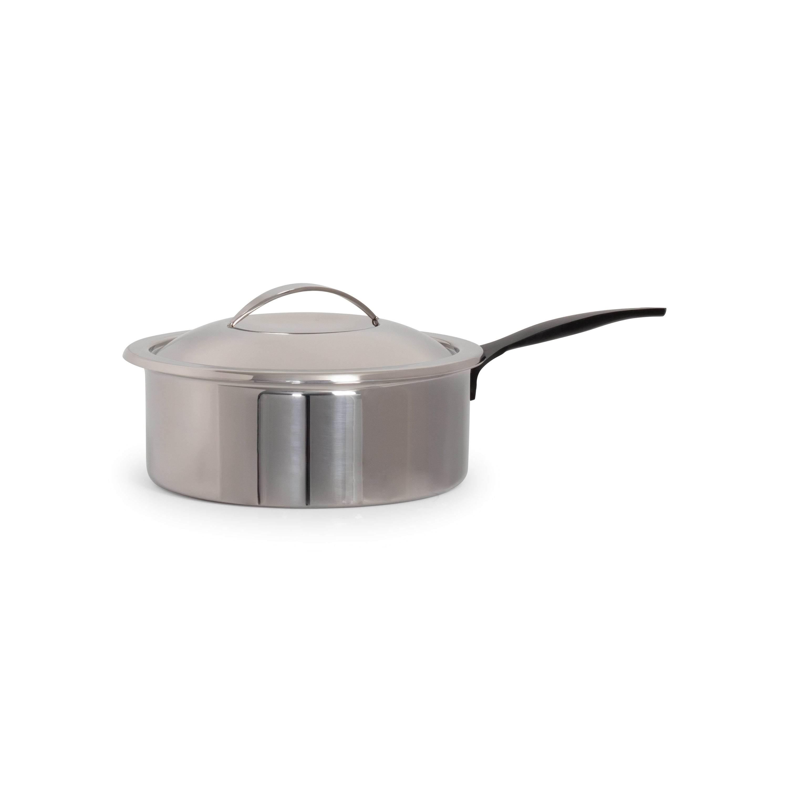 Chafer Pot Polished Stainless Round w/Handle 4qt