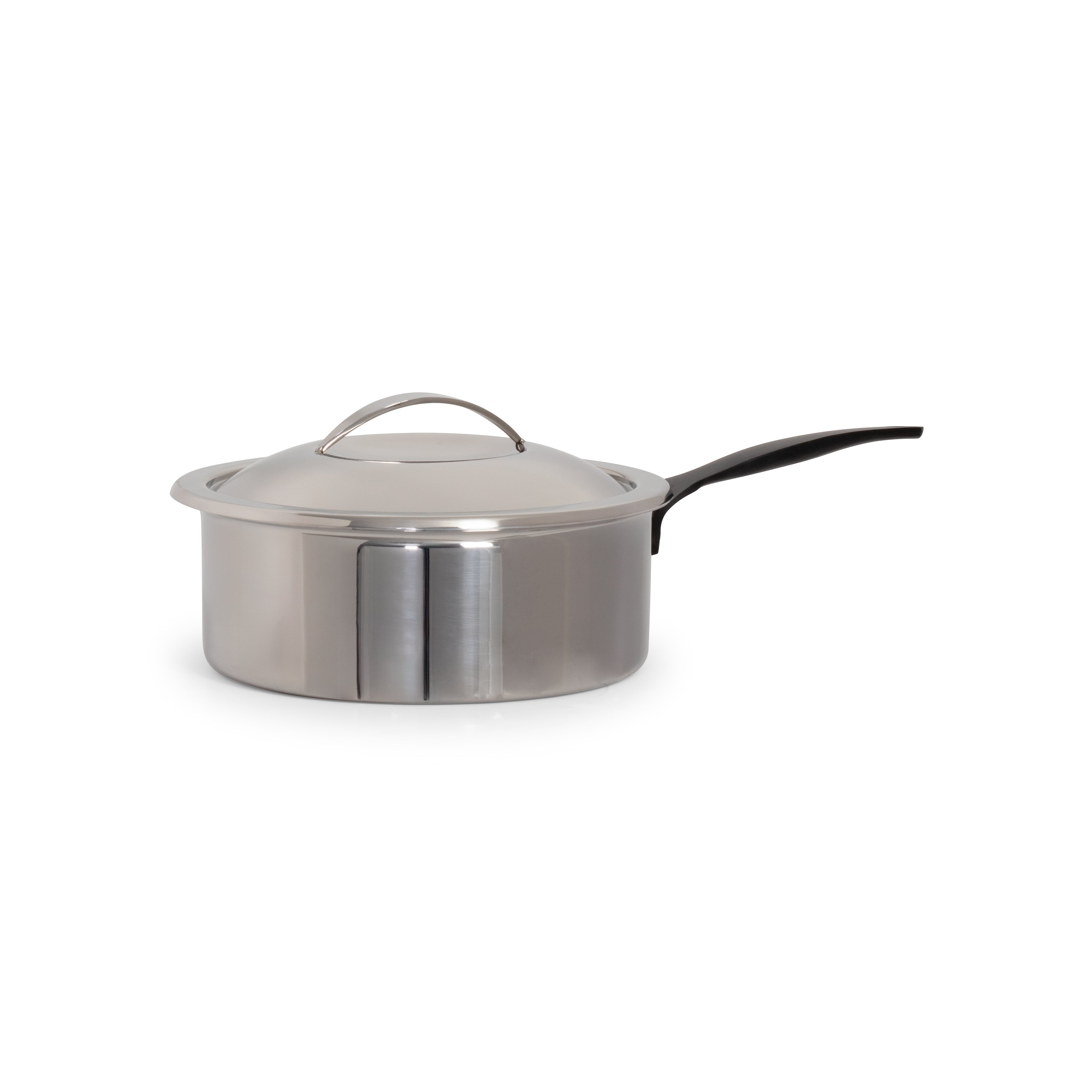 Chafer Pot Polished Stainless Round w/Handle 4qt