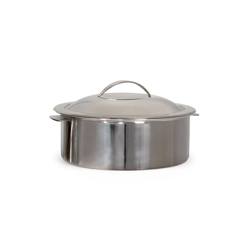 Chafer Pot Polished Stainless Round