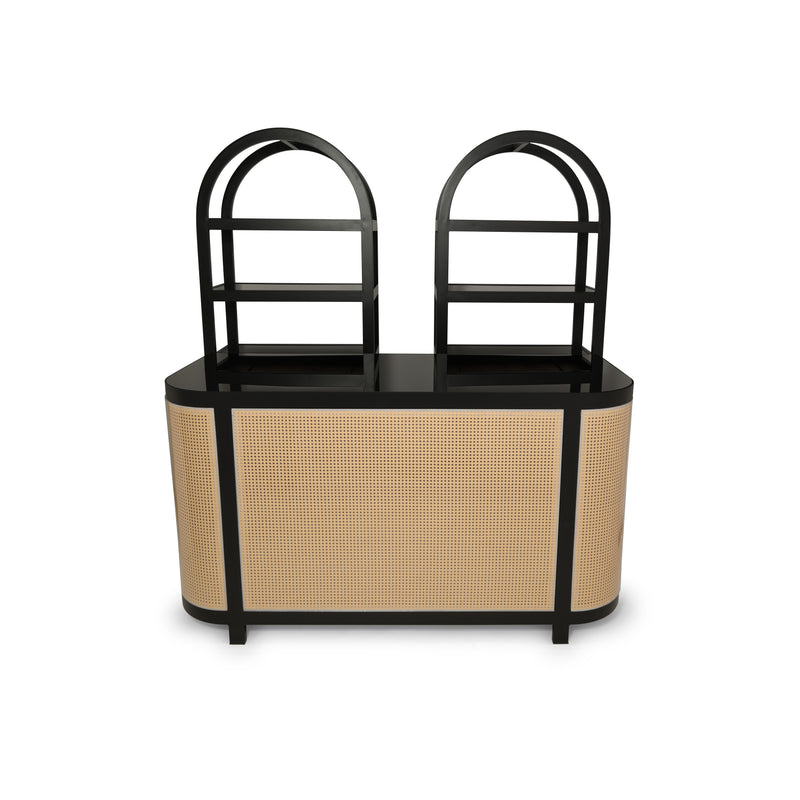 Chandler Bar w/ Rattan