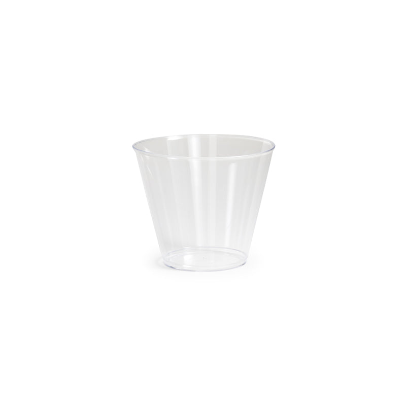 Clear Plastic Rocks Cup 9oz