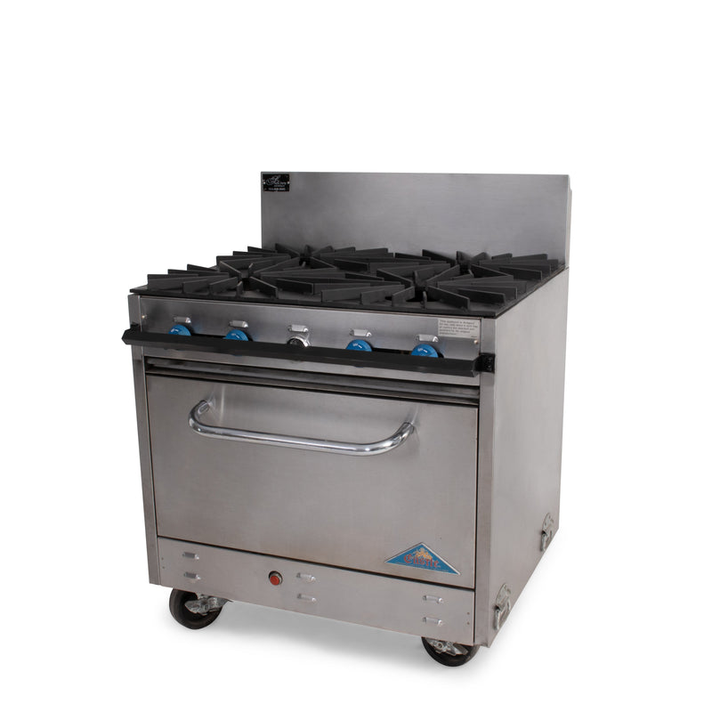 Commercial 4 Burner Propane Stove