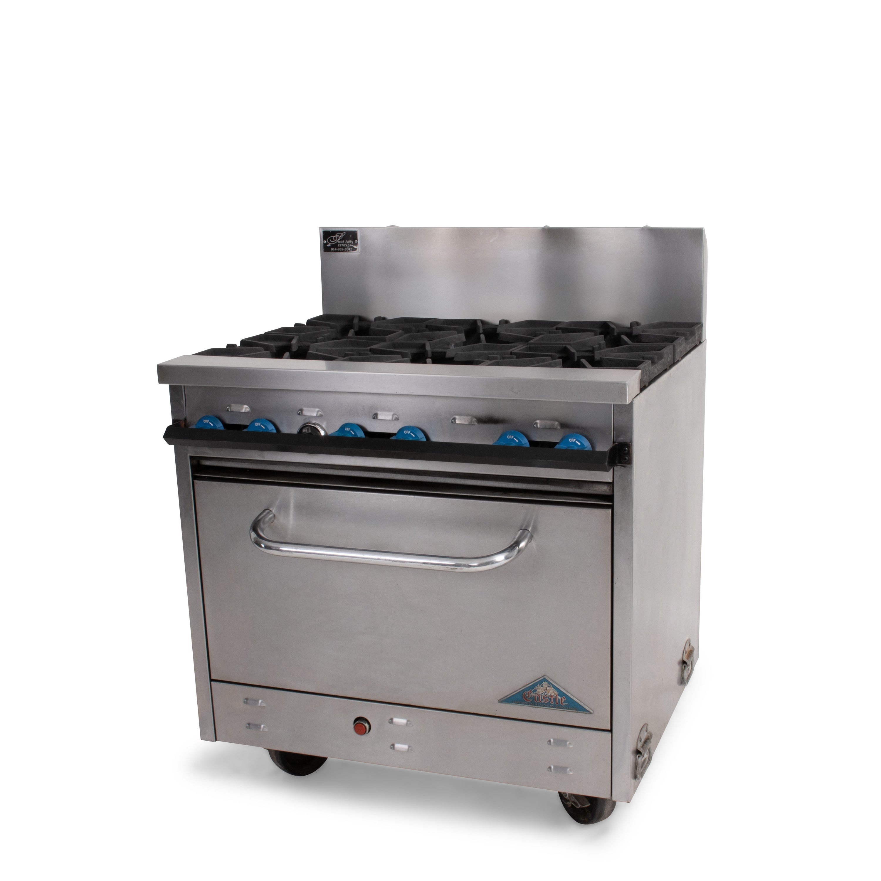 Commercial 6 Burner Propane Stove